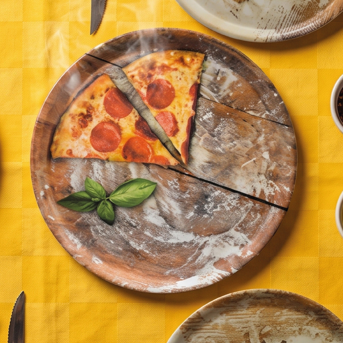 RUSTICA PLATO PARA PIZZA 33 cm
