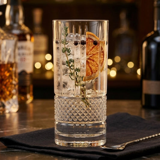 Vaso Largo Cristal Brillante setx6 RCR Italia