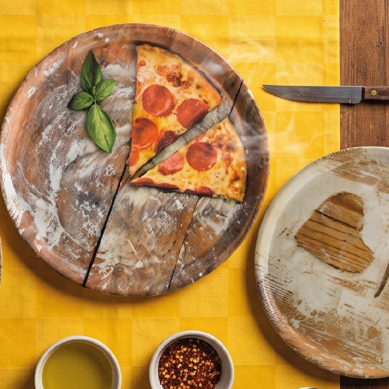 SET X2 PLATOS PARA PIZZA 33 cm