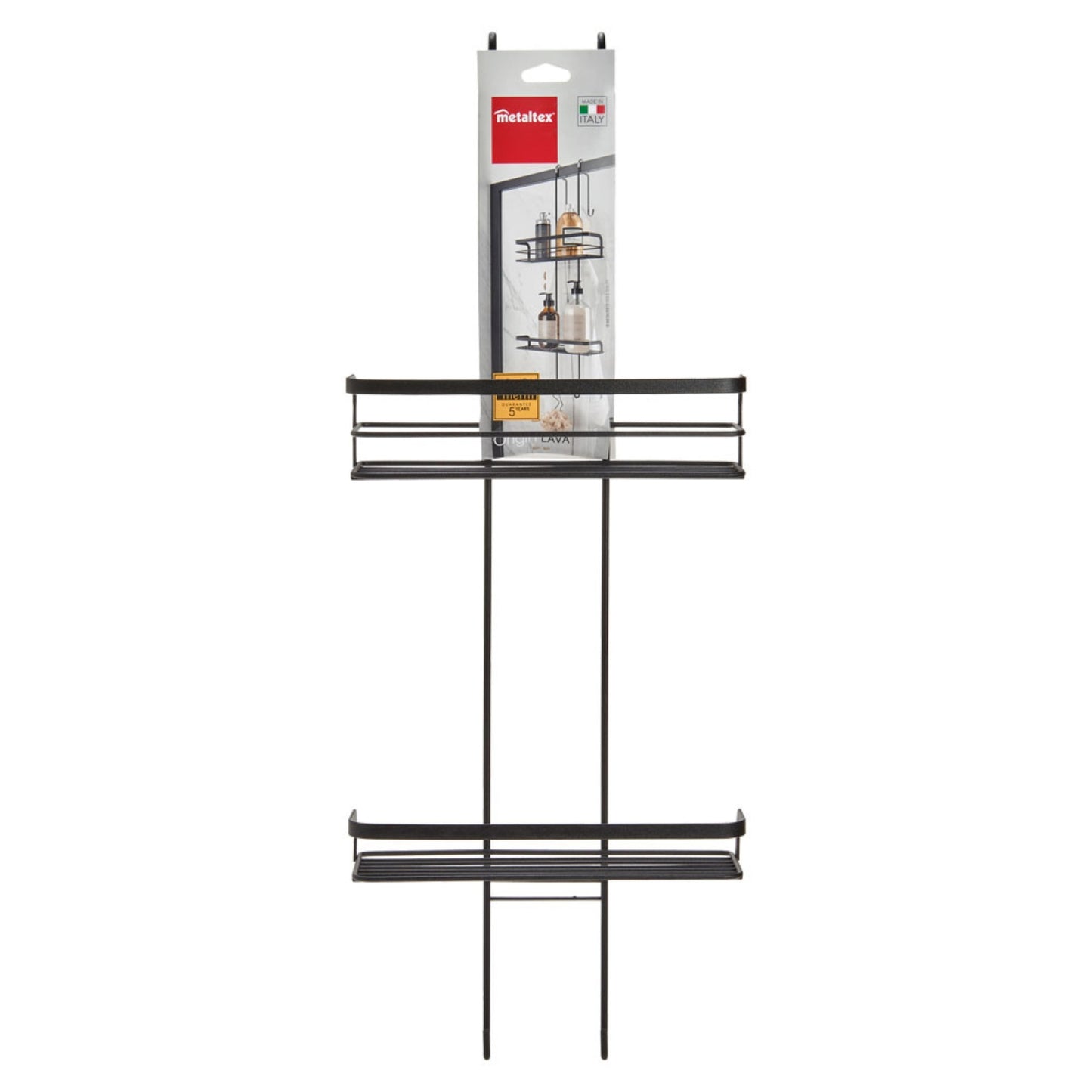 Organizador ducha 2 niveles Origin Lava Metaltex Italia. image 3