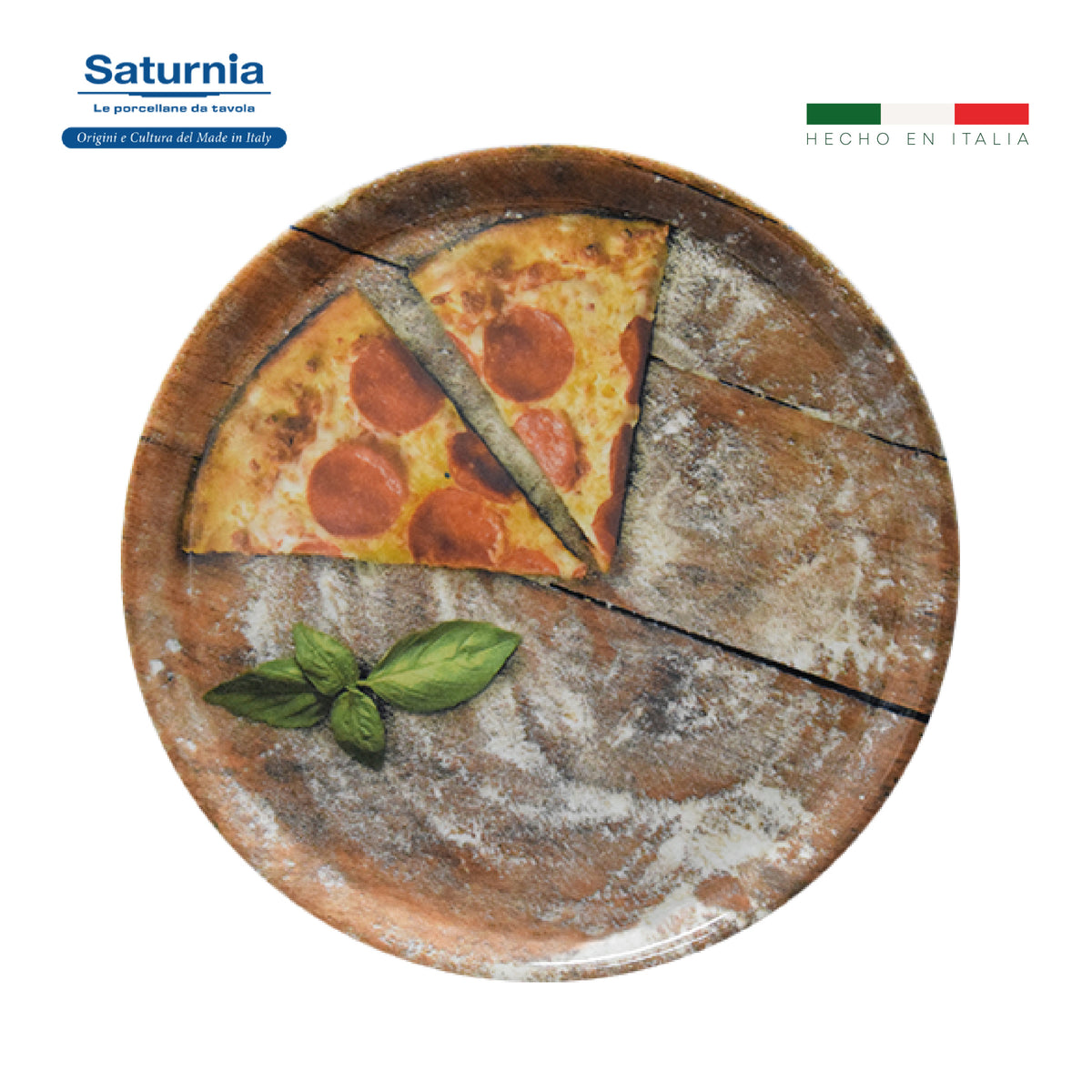 RUSTICA PLATO PARA PIZZA 33 cm