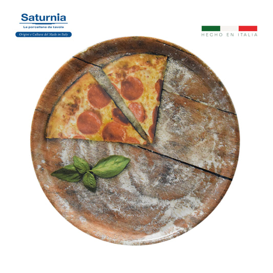 RUSTICA PLATO PARA PIZZA 33 cm