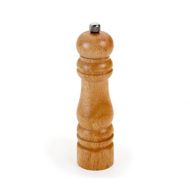 Pimentero en madera  Molino en ceramica 17 cm image 0