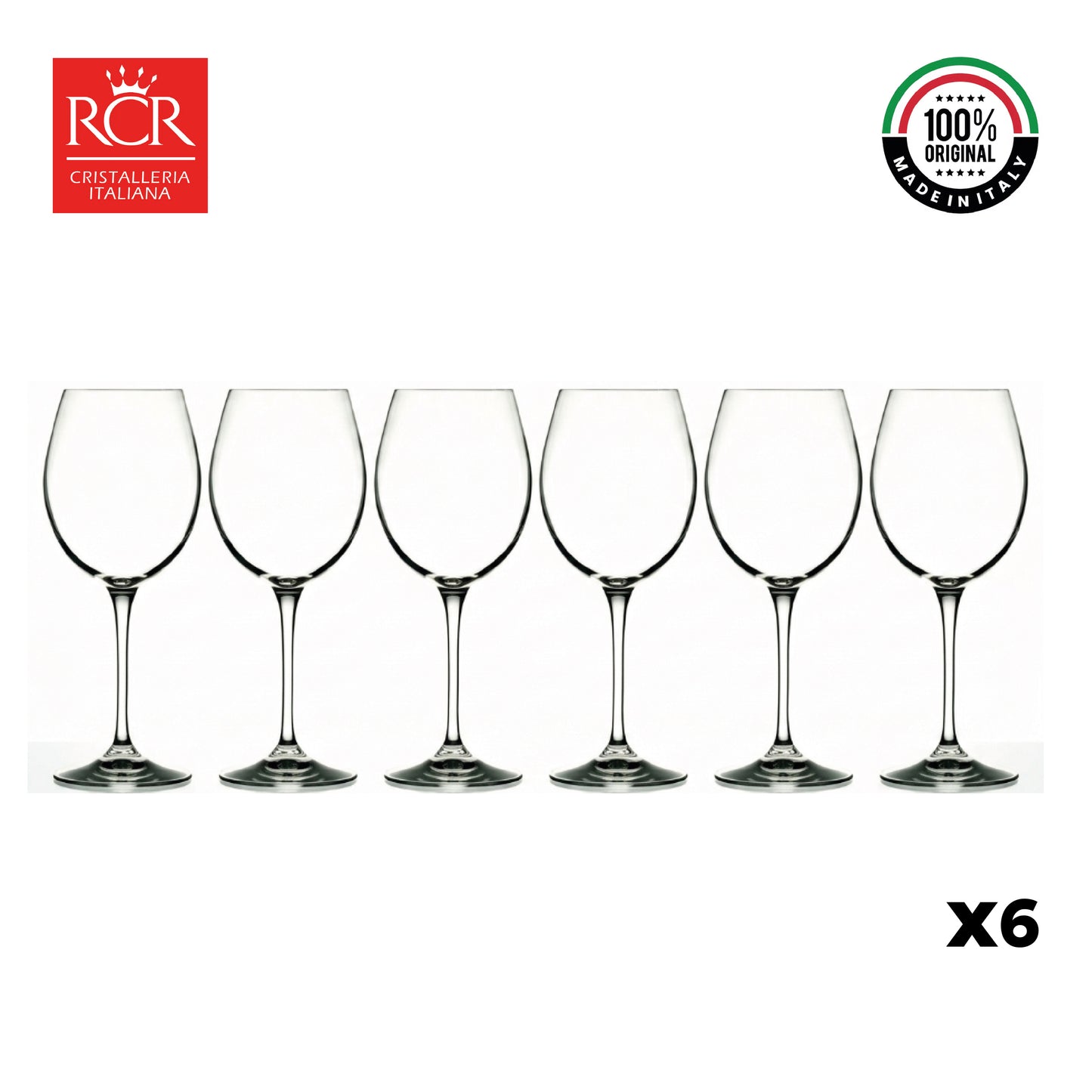 Copa Cristal Vino Tinto Invino 560cc Set X6 RCR