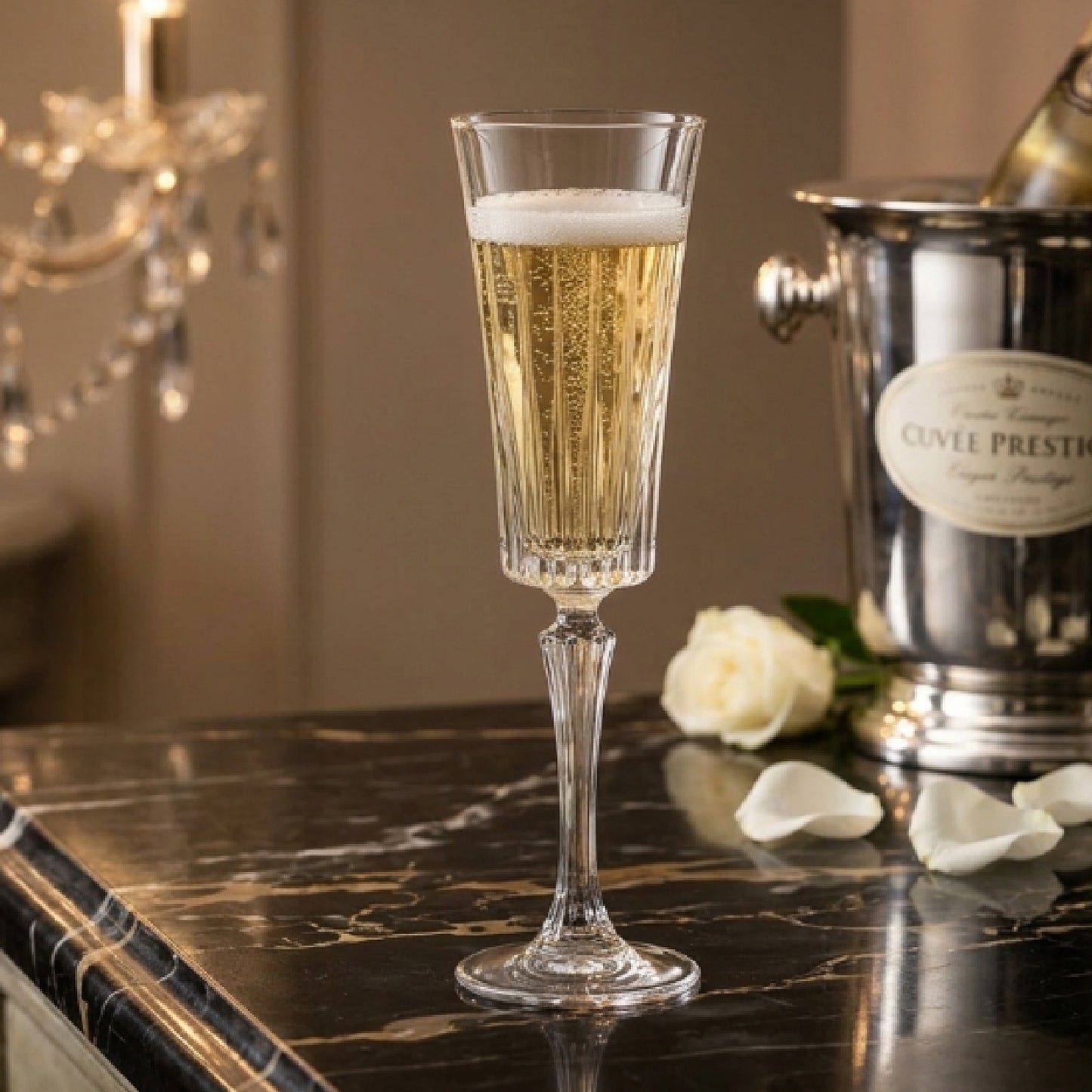 Copa Cristal Champaña Timeless, set x 6 RCR Cristal