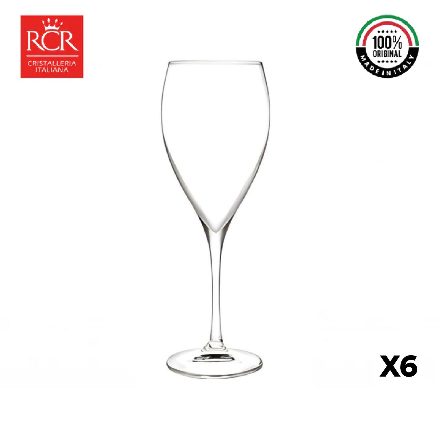 Copa Cristal Vino Blanco Invino 33 Set x 6 RCR