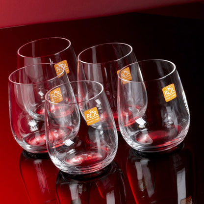 Vaso corto Invino set x 6 Cristal RCR