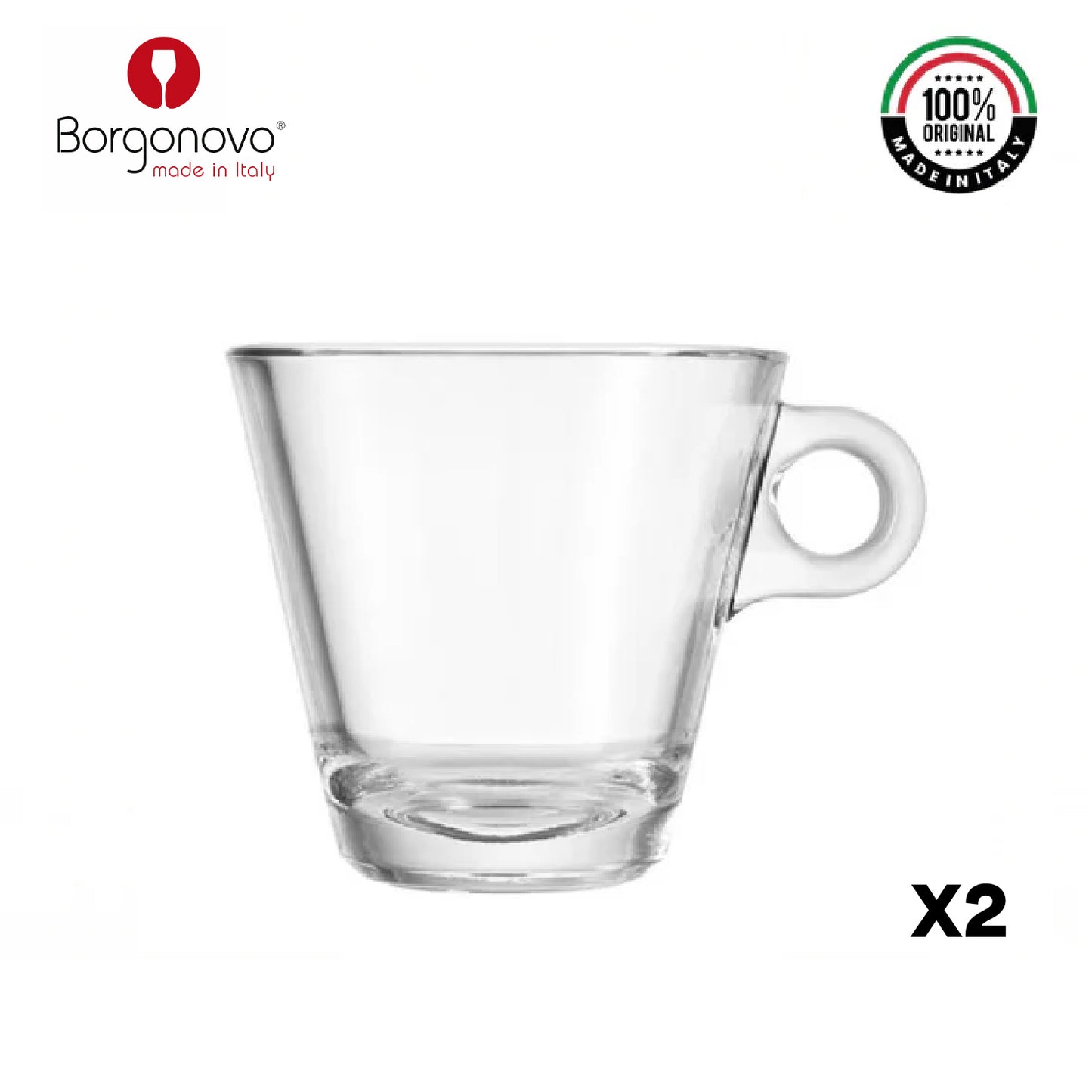 Taza Conic Capuchino Set x 2