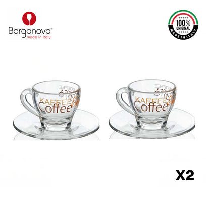 Taza Café y plato Ischia Mix set x 2 Italia