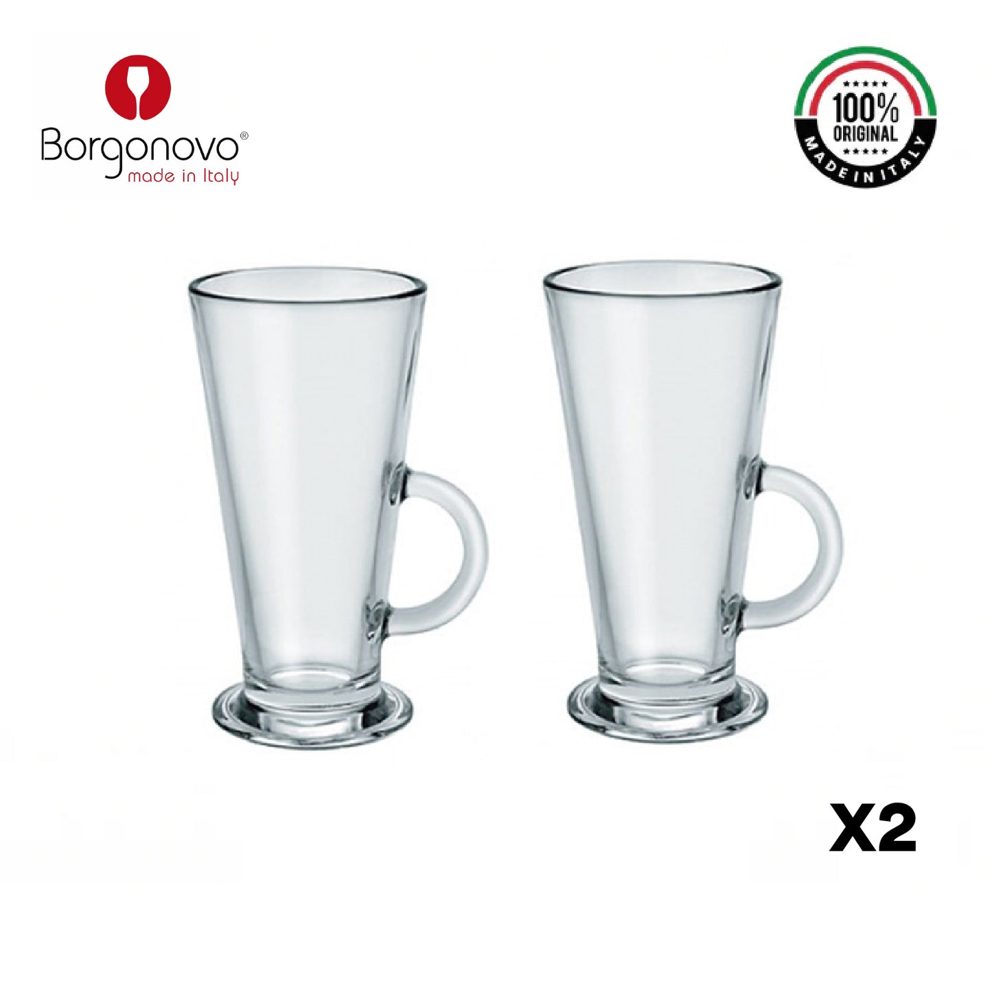 Taza Conic Milk set x 2