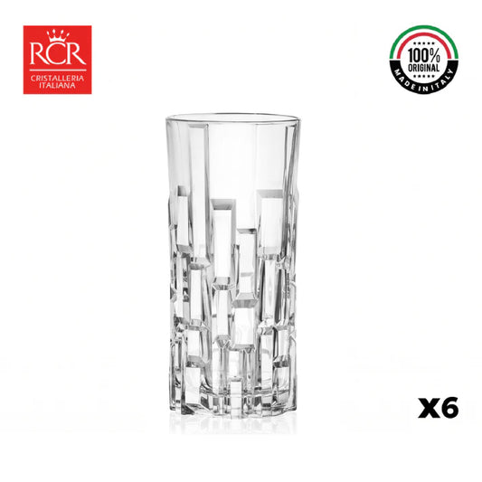 Vaso Cristal Largo Etna 340 cc Rcr Italia