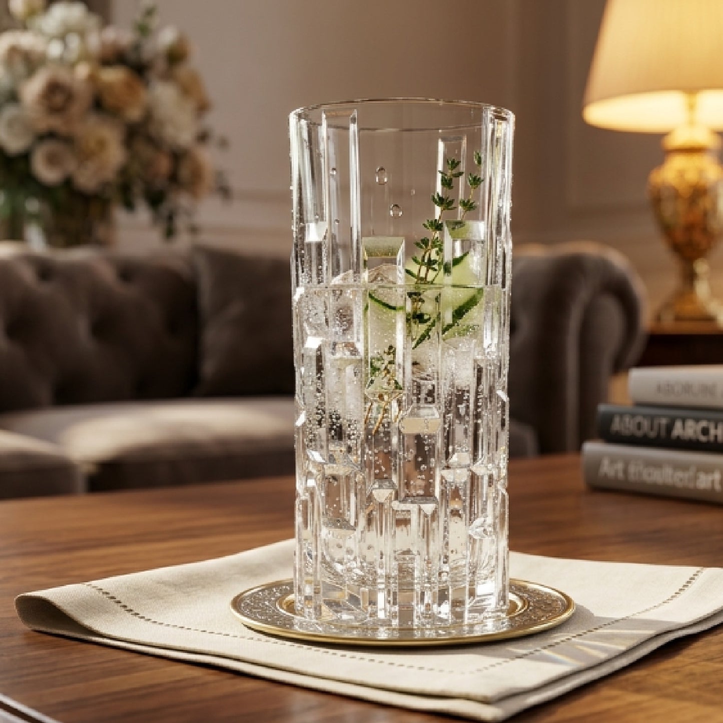 Vaso Cristal Largo Etna 340 cc Rcr Italia