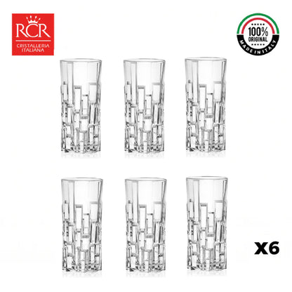 Vaso Cristal Largo Etna 340 cc Rcr Italia