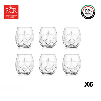 Vaso Cristal Alkemist RCR SET X6 ITALIA