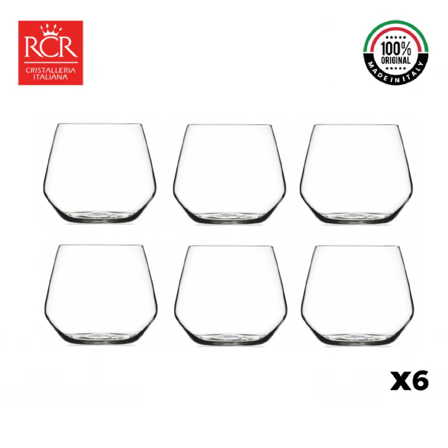 Aria vaso set x6  38 cl