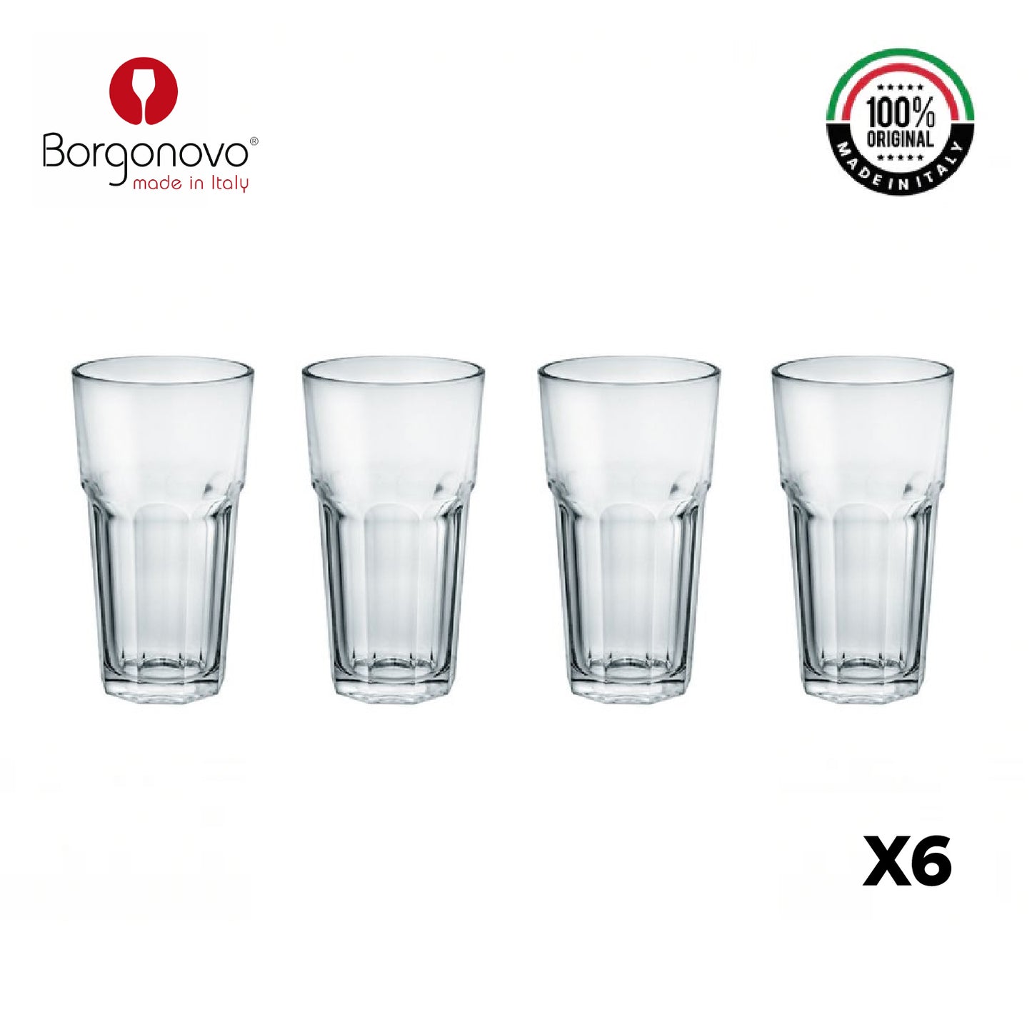 Vaso London HB 480cc Set x6