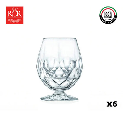 Copa Cristal Brandy Coñac Alkemist set x 6