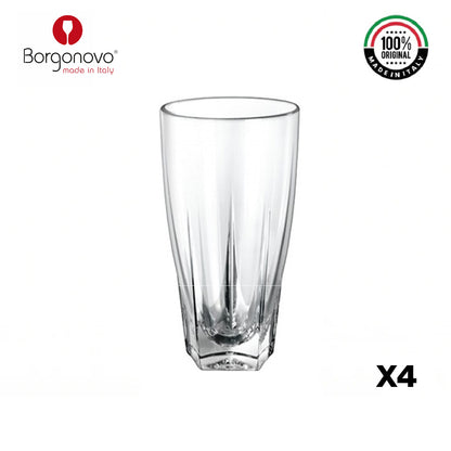 Vaso Camelot Largo 355cc Borgonovo Italia Set x 4