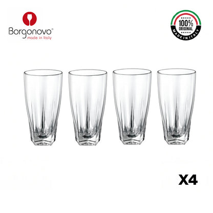 Vaso Camelot Largo 355cc Borgonovo Italia Set x 4