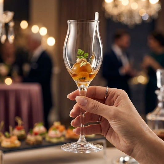 Copa Cristal Aperitivo Grappa Invino Set X6 Rcr Italia