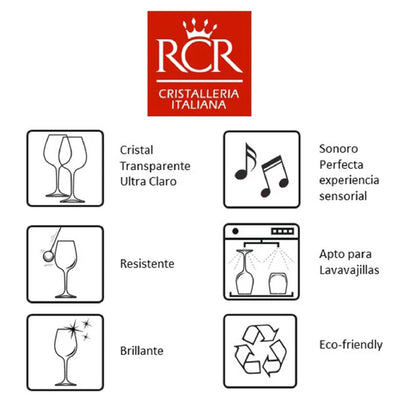 Copa Brandy Invino Set x 6 Cristal RCR