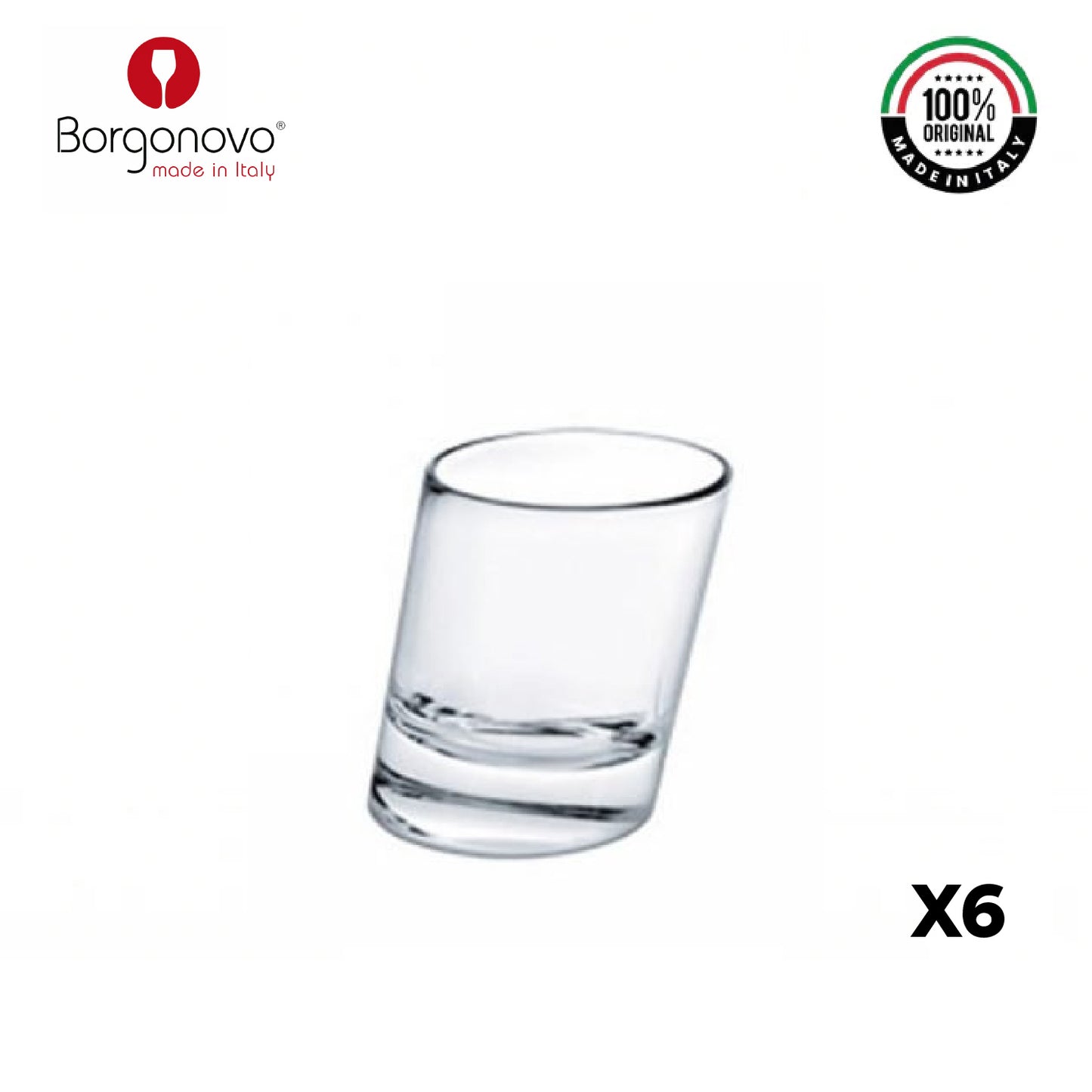 Vaso Pisa Shot Set X 6
