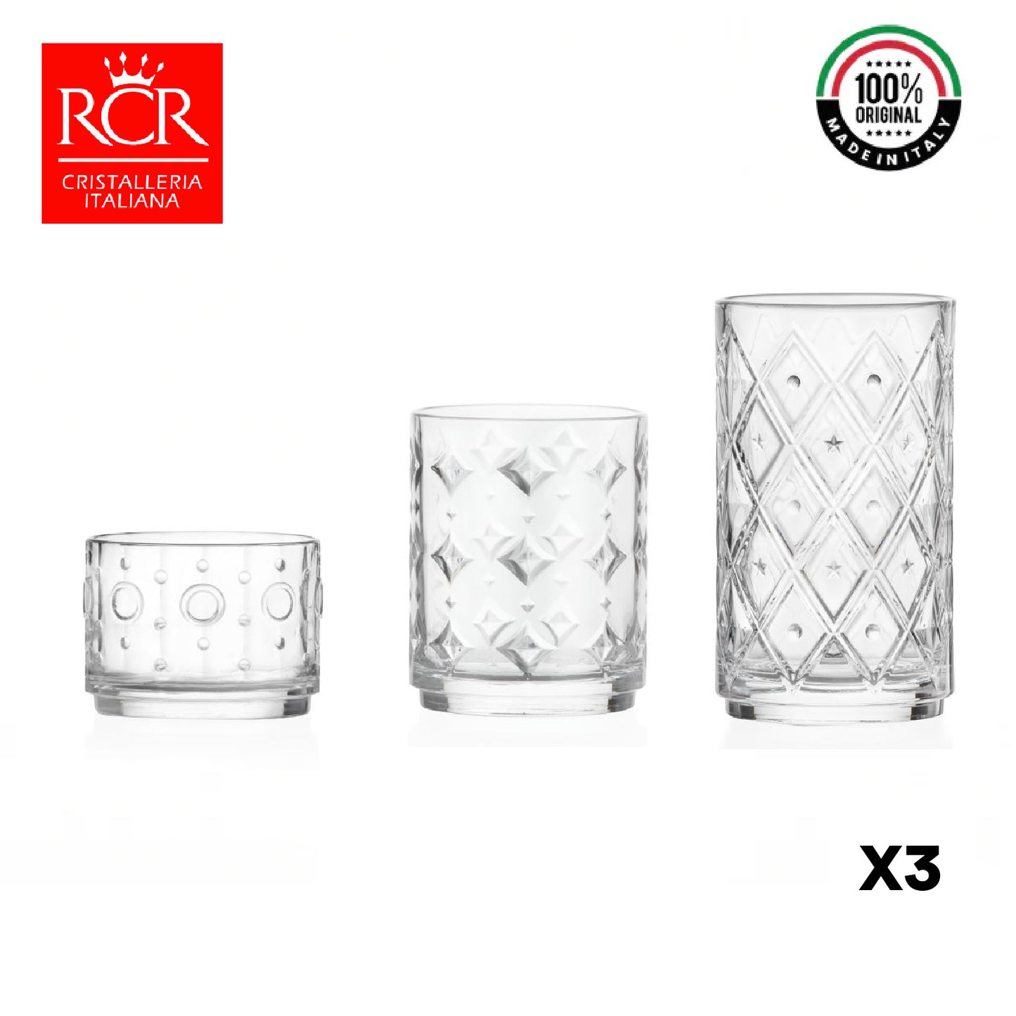 Circus Set 3 vasos
