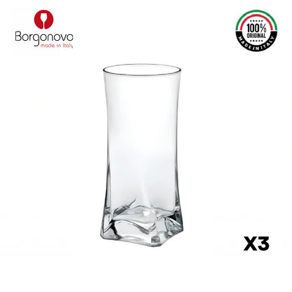 Vaso Gótico Largo Set  330 ml Italia X 3