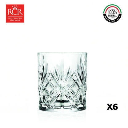 Melodia vaso Cristal shot Set X6