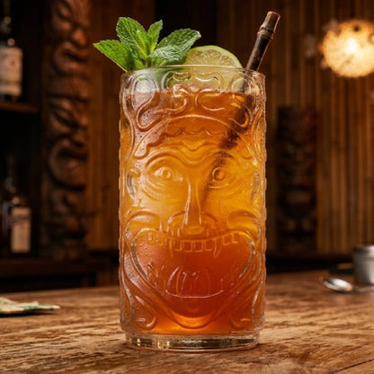 Vaso Cristal Largo Tiki Etruria set X4