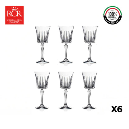 Copa Cristal Vino Blanco Timeless, set x 6 RCR Italia.