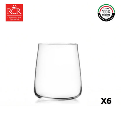 Vaso Corto Cristal Essential 420cc set x 6