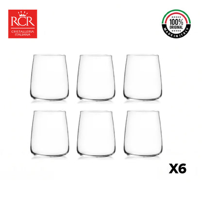 Vaso Corto Cristal Essential 420cc set x 6