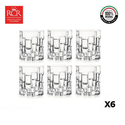 Vaso Cristal Corto Etna 330 cc Rcr Italia X6